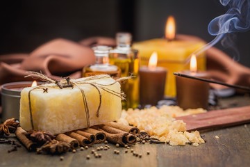 Spa, oil, indian.