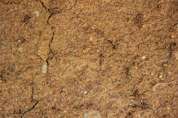 texture of dirty soil