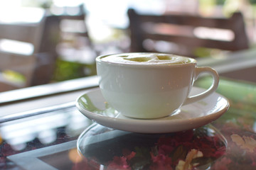 A Cup of Green Tea Latte