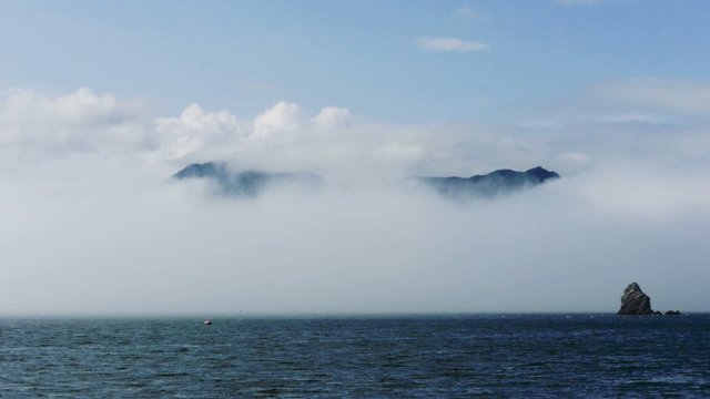 霧の海 水面を漂うやませ タイムラプス６