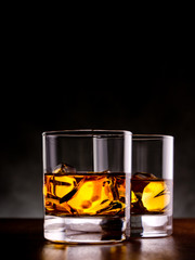 Two whiskeys