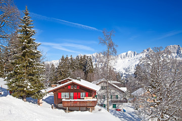 Winter in alps