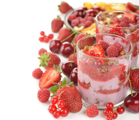 Dietary yogurt dessert