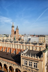 Obraz premium City of Krakow in Poland