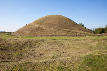 Krakus Mound in Krakow - obrazy, fototapety, plakaty