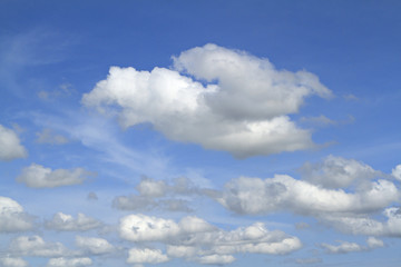 Obraz premium Blue sky and cloud