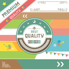 premium vintage badges and labels