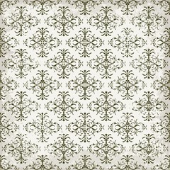 Vintage wallpaper in grunge style. Grunge effect can be removed.