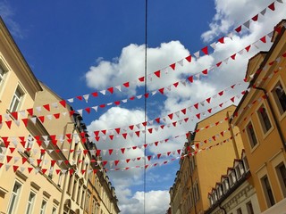 festive street decoration