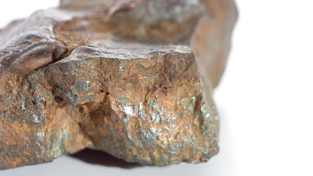 Close-up macro meteorite