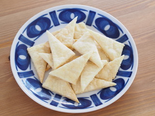 手作りチーズクラッカー
