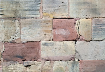 alte Sandsteinmauer
