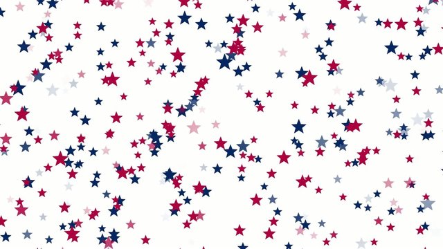 blue and red stars background 