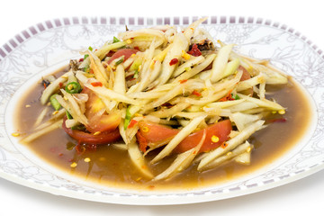 som tam slatternly , papaya salad