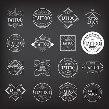 Tattoo studio logo design.