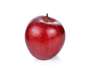 Red apple isolated on white background
