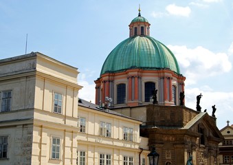 St Francis Seraphicus Church dome, Prague.