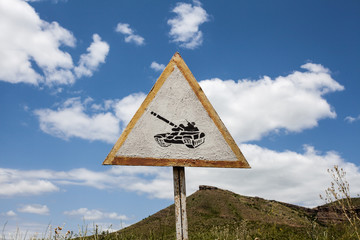 Sighn near Agdam © burasek79