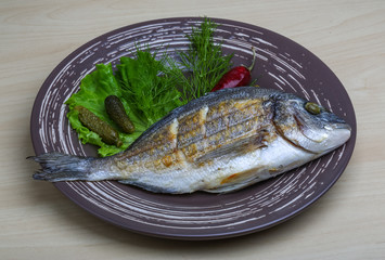 Grilled dorado
