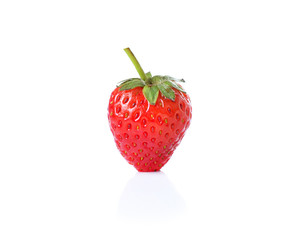 Fresh strawberry isolated on white background