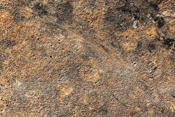 Grunge dirty rusty metal surface.
