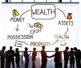 Wealth Money Possession Investment Growth Concept