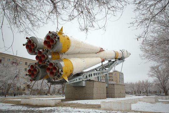 rocket on Baikonur