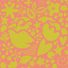 Summer seamless pattern.