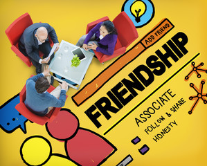 Friendship Group People Social Media Loyalty Concept
