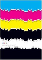 Fototapeta premium torn off papers vector background