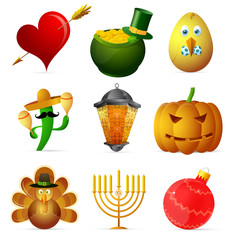 Holiday symbols