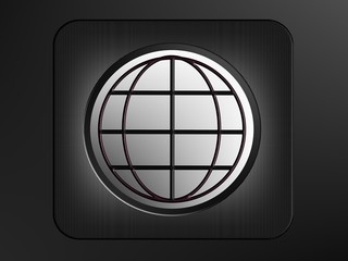 carte du monde, symbole