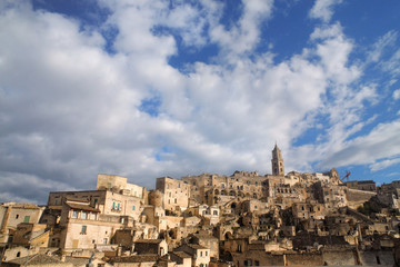 Fototapeta na wymiar Matera skyline, Basilicata, Italy
