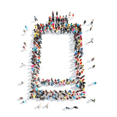 people in the shape of an accumulator charge.