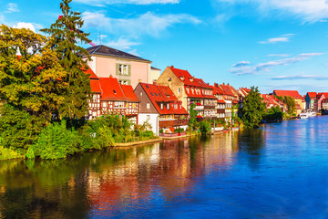 Fototapeta na wymiar Old Town in Bamberg, Germany