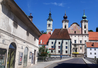Altstadt von Steyr, Oberösterreich - historical center of Steyr, Upper Austria