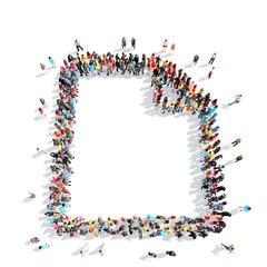 people in the shape of  page.