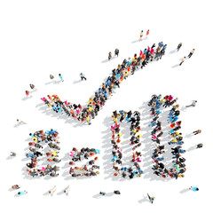 people in the shape of a graph.