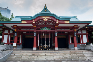 Fototapeta na wymiar View Of Hie Shrine In Akasaka, Tokyo, Japan