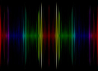 Abstract multicolored sound equalizer as background.