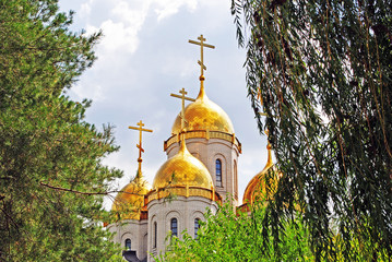 Fototapeta na wymiar Church in Volgograd