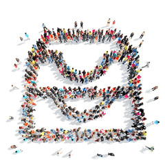 people in the shape of a tray.