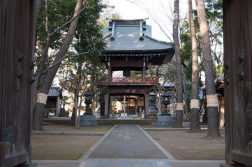 Temple in Komae, Tokyo, Japan