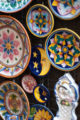 Traditional ceramics in Orvieto, Umbria, Italy