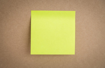 Fototapeta premium Sticky note on board