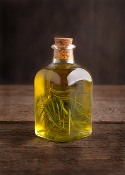 Rosemary herbs with oil