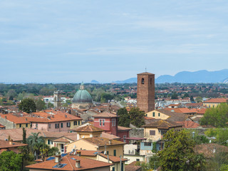Fototapeta na wymiar Panorama of the city of Pietrasanta