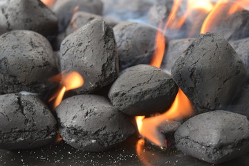 Grillkohle