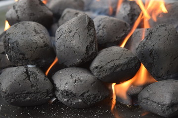 Grillkohle