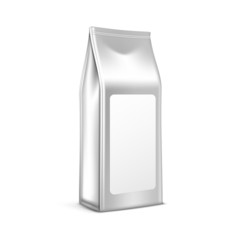 Vector Coffee Tea Packaging Package Bag Isolated